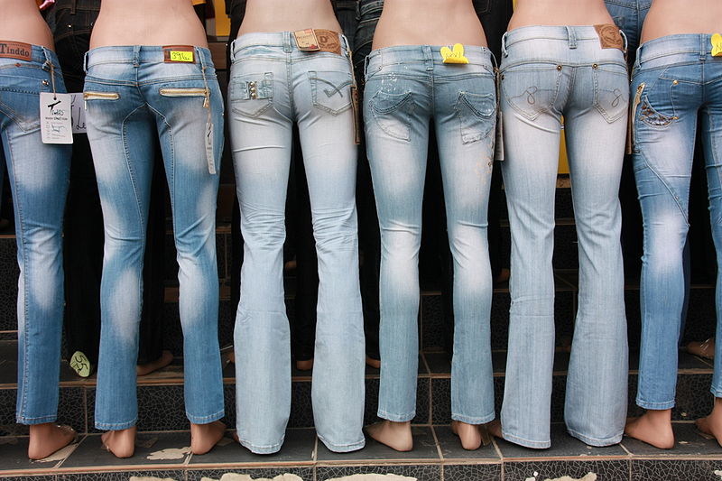 That means you should wear jeans as a visible protest against misconceptions